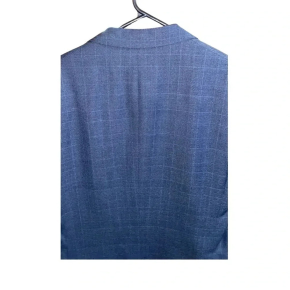 Harrod's by Chester Barrie Men's Wool Sports Coat Blazer Blue Size 40R - Picture 6 of 11